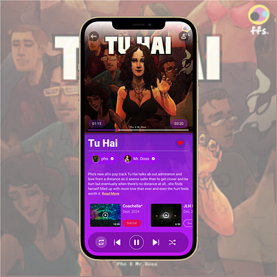 Music Application UI Design musicapp pho tuhai uidesign uxdesign