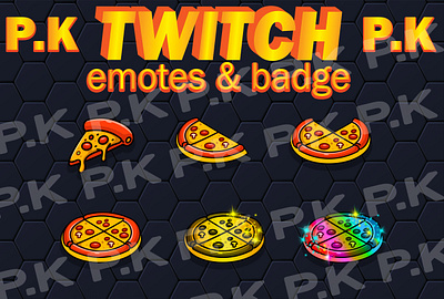 pizza sub badge bit badge badge bit badge custom badge emotes pizza pizza sub badge twitch badge twitch emotes
