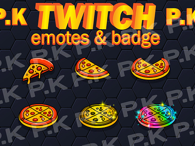 pizza sub badge bit badge badge bit badge custom badge emotes pizza pizza sub badge twitch badge twitch emotes