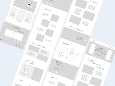 Landing page design logo ui