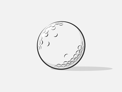 Golf Ball club golf illustration sport vector vector art vector illustration