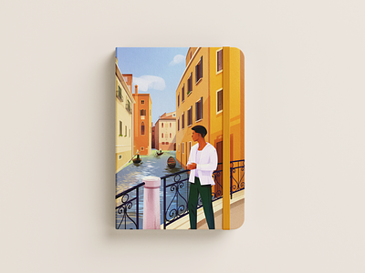 Illustration for the Travel Agency (Venice) agency art clean colors design illustration illustrator notebook travel visual