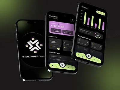 Insurance Mobile App UI Design app design app development app ui car insurance finance finance app fintech insurance insurance app insurance company insurance policy insurtech life insurance mobile app design mobile app ui policy tracker ui ux uiux
