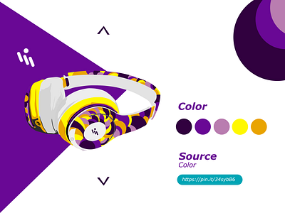 Headphone branding design graphic design illustration logo ui vector