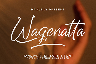 Wagenatta - Handwritten Script Font graphic