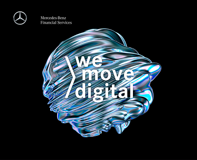 We Move Digital Campaign - Mercedes-Benz Financial Services 3d branding campaign design ideation illustration logo mr xr