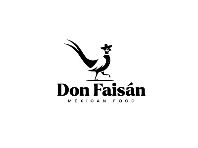 Don Faisan bird logo pheasant pheasant logo restaurant logo