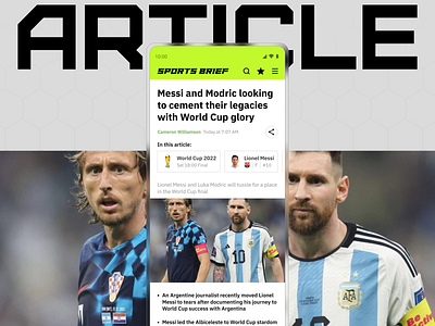 Sports Brief Web • Article article bets blog branding design football mobile news portal soccer sport sport news ui web