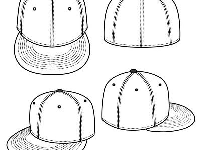 baseball hat template