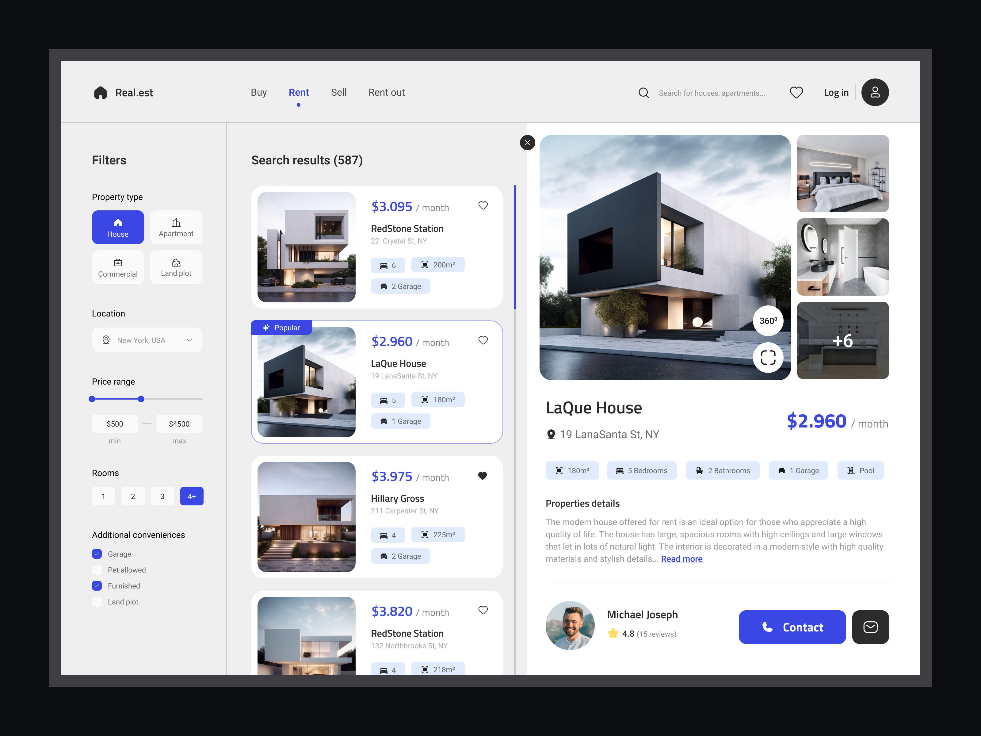 Example of Website Redesign