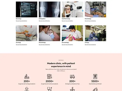 Medical Clinic / Hospital Template for Webflow doctor hospital medical clinic template webflow