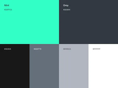 PriceIntel | Color Palette by Logolivery.com brand colors brand identity branding color palette colors design graphic design gray logolivery mint ui ux vector web design