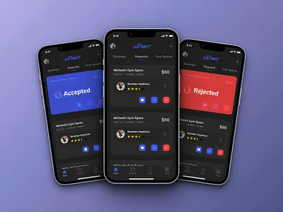 Mobile Dashboard cards dark theme dashboard figma home ios iphone mobile ui