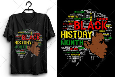 T-shirt design african american afro black black history month design graphic design graphic designer illustration t shirt t shirt design tshirt vintage