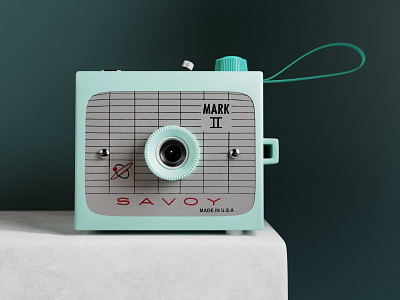 Savoy Mark II 3d art blender3d camera concept design equipment film geometry object pastel photography render retro style technology vintage