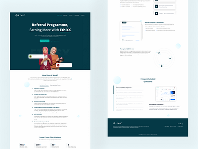 Referral Programme ui ux web design