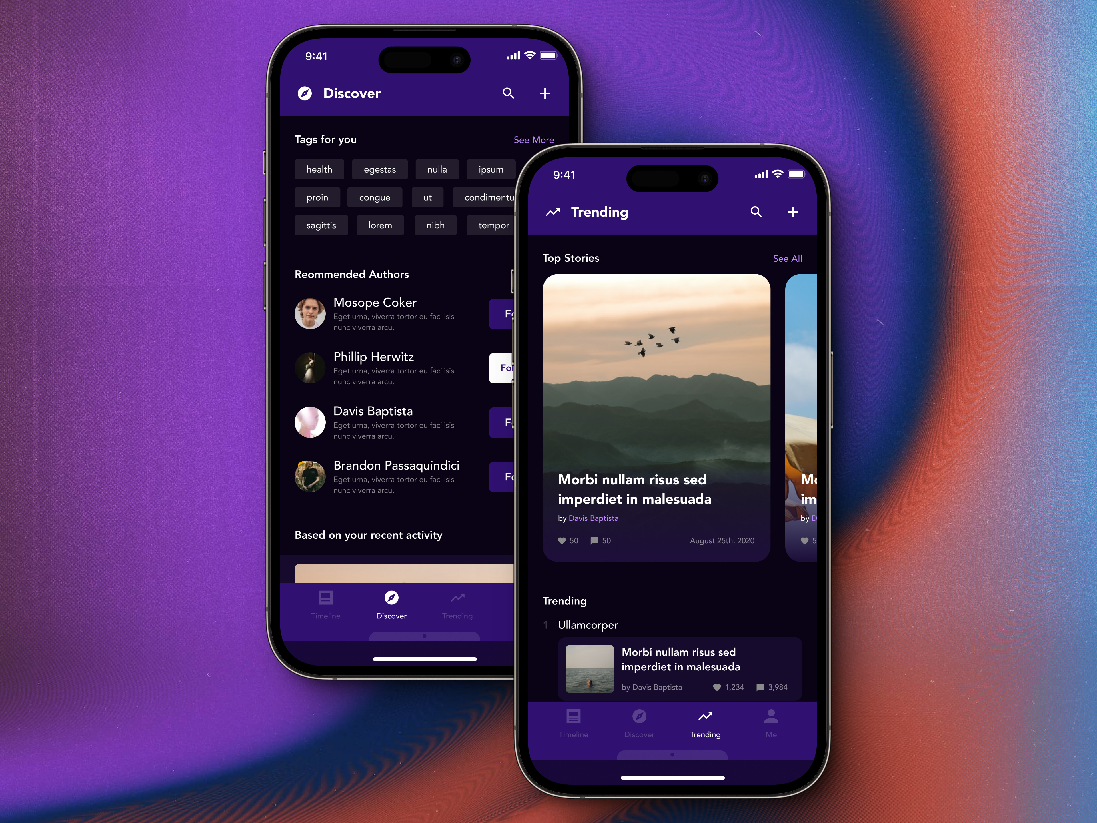Example of Professional Mobile App UI/UX Design