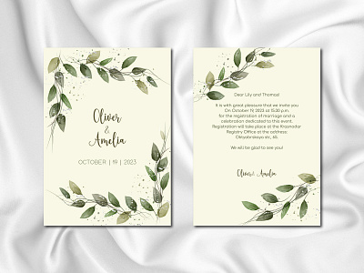 Wedding invitation. postcard design graphic design illustration вектор иллюстратор мокап открытка приглашение свадебная