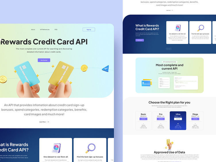 Credit Card API , website design by Quadrant Technology on Dribbble