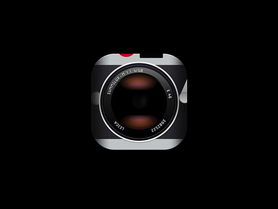 Leica icon camera cameralove creativity design icon leica skeumorphism