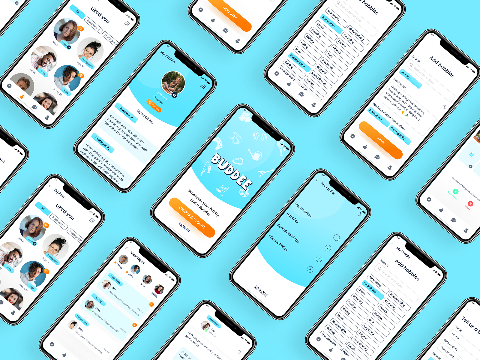 Dating App UI/UX Design by Marina Kotenko on Dribbble