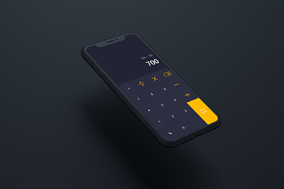 Daily UI Design Challenge | Day - 04 | Calculator 3d design ui ux