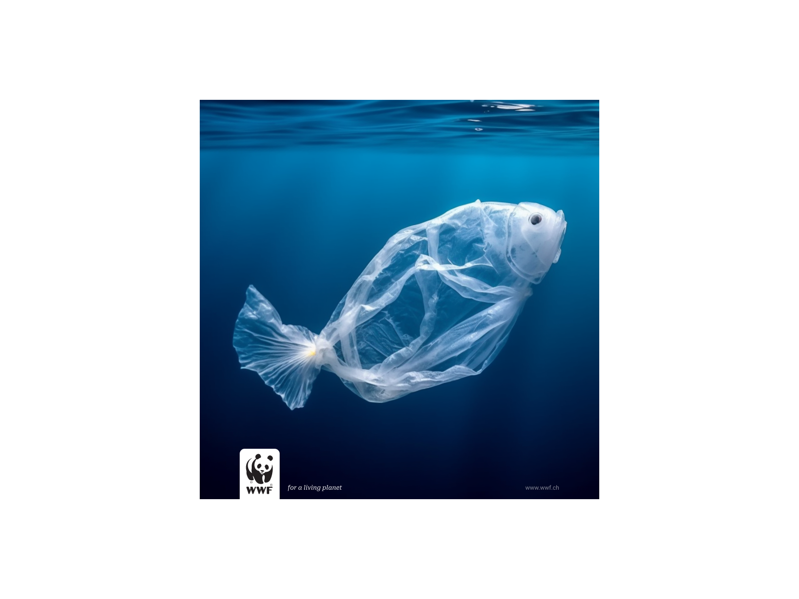 Marine Metamorphosis. Plastic Fish. eco ecology environment environmental fish global warming gogree instagram post nature ocean plastic plastic pollution pollution poster recycle recycling reduce and reuse reuse worldwidefundfornature wwf
