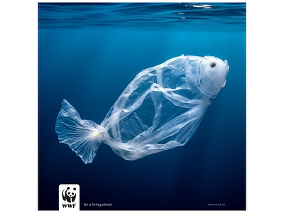 Marine Metamorphosis. Plastic Fish. eco ecology environment environmental fish global warming gogree instagram post nature ocean plastic plastic pollution pollution poster recycle recycling reduce and reuse reuse worldwidefundfornature wwf