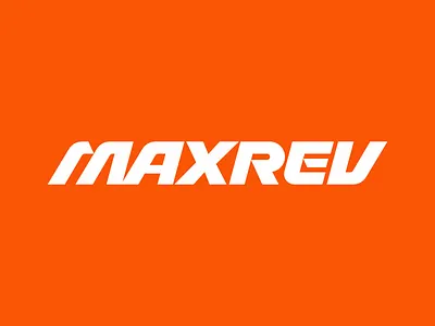 MAXREV font lettering logo logodesign logotype type typeface typography wordmark