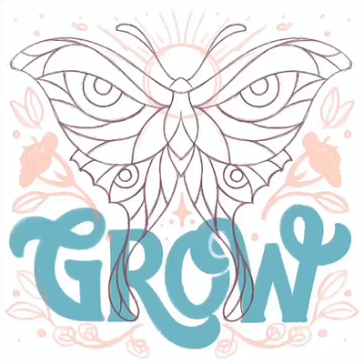 Grow your wings || Illustration Artwork || Lollypop 3d animation artwork branding graphic design ui