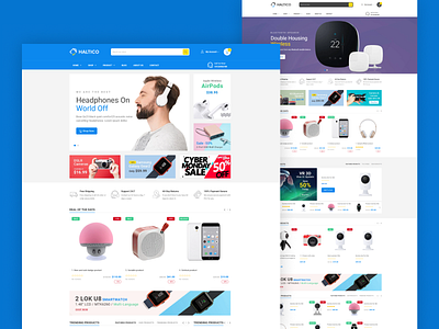 Electronic Stores Shopify Theme - Haltico best shopify stores bootstrap shopify themes clean modern shopify template clothing store shopify theme ecommerce shopify shopify shopify drop shipping shopify store