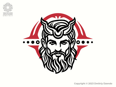 Great Thor Logo branding deity god legend logo logo designer logotype mythical character mythical creature norway ragnarok thor viking