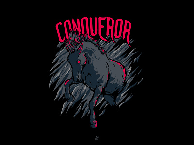 Conqueror 2d animal digital drawing drawing illustration procreate trojan horse