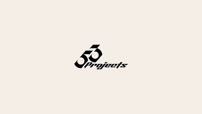 53 Projects logo 53 black branding business design graphic design illustration logo logofolio logomark logotype modern number portfolio project sale typography vector