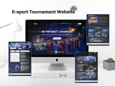 E-Sports Tournament Microsite app corporate website design esport esports game addict game tournament games gaming gaming website iesf website microsite mobile legends tournament ui ui ux website ui