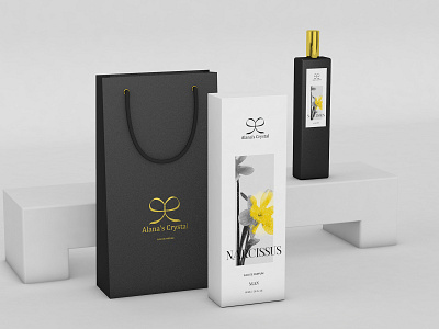 Perfume packaging design 3d black branding cinema 4d creative design graphic design packaging perfume white