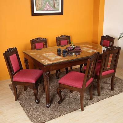 Host Dinners in Style with a Beautiful 6-Seater Dining Table - S dining table 6 seater