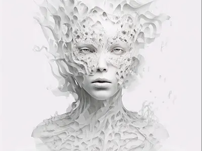 ANIMATION – Porcelain woman animation motion graphics