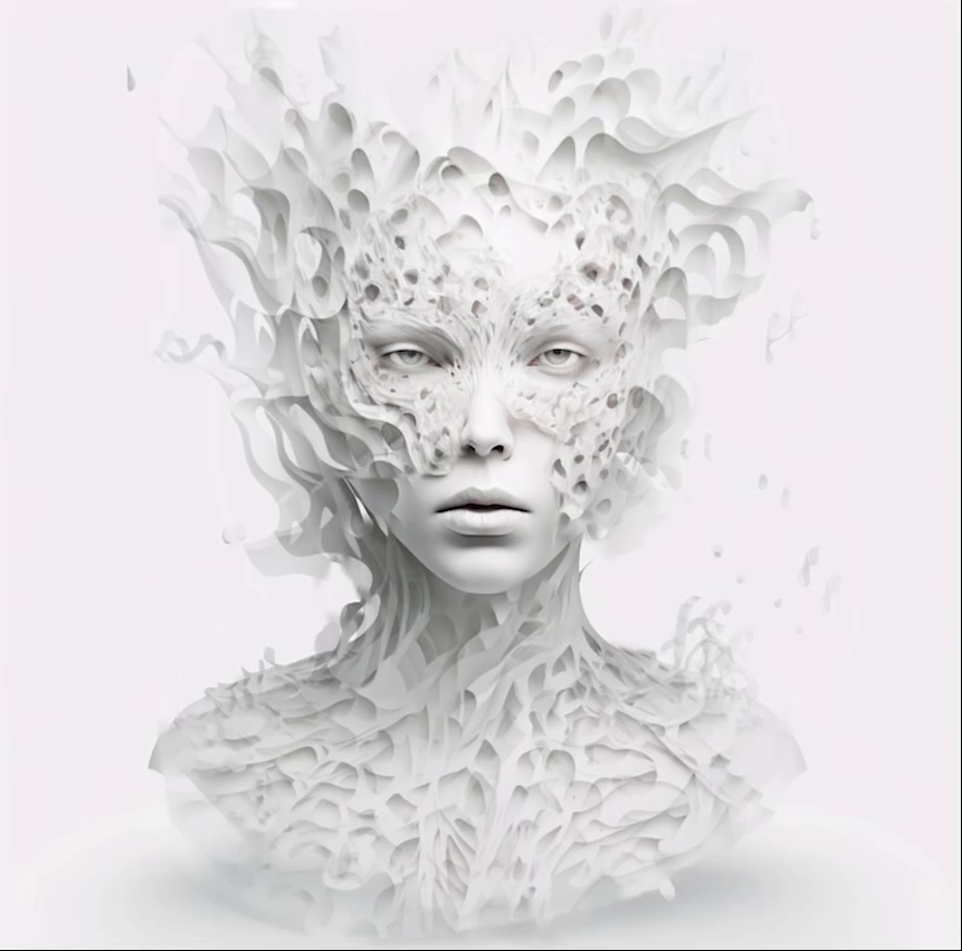 ANIMATION Porcelain woman by Christina on Dribbble