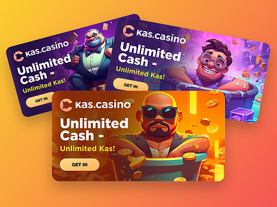 Kas.Casino: Marketing banners art banners betting blockchain brand book branding casino crypto gambling graphic design illustration logotype marketing nft platform slots sports ui ux web design