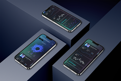 Health & Wellness App : Sound healing app app design design health healthcare interactive interface mindfulness mobile app sound ui ux wellbeing