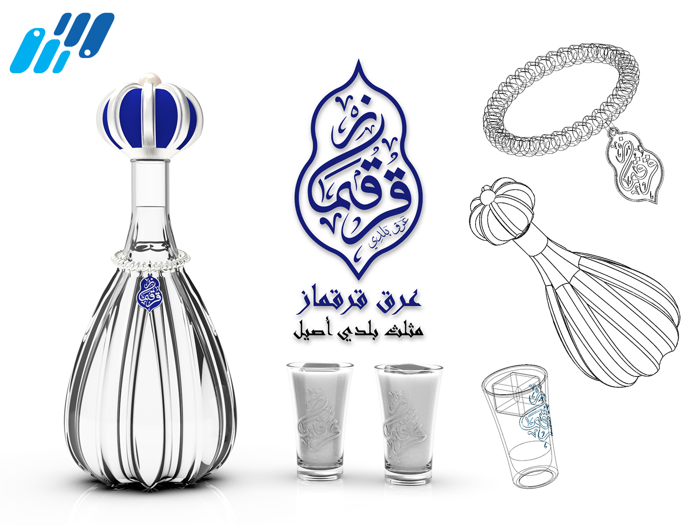 Arak Korkomaz Bottle Design by Fadi M. Abul Husen on Dribbble