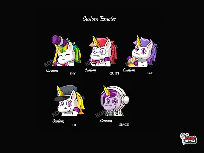 Custom Twitch Emotes cartoon design emoji emote emotes illustration twitch twitchemote twitchemotes