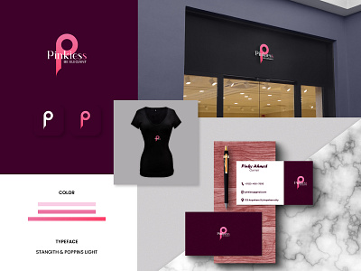 Concept: Pinkiess - Logo Design (clothing brand) branding clothing brand graphic design lettermark logo logo logo design marketing