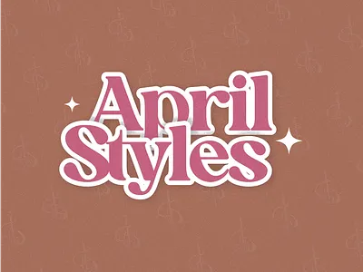 April Styles branding branding logo
