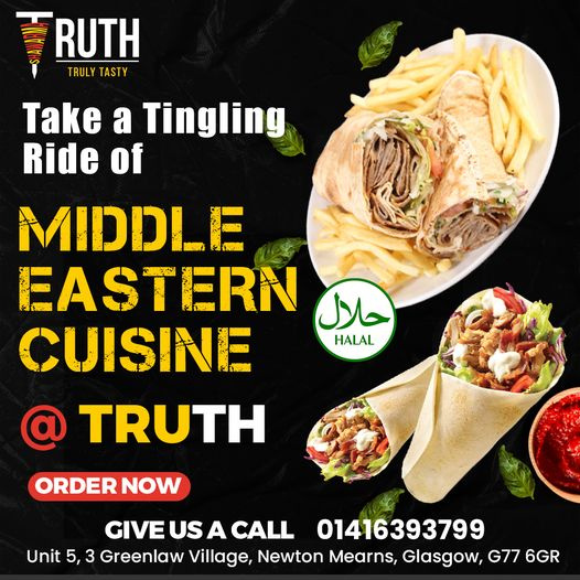 Best Middle East Food Takeaway GlasgowTruth Truly Tasty by truth truly