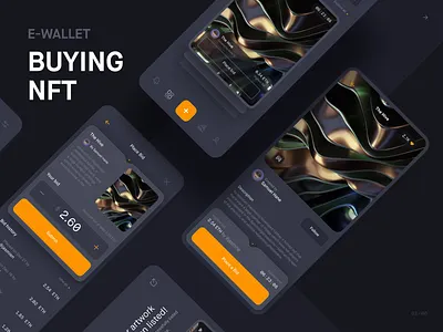 DASH E-Wallet: Buying NFT - Part 6/6 analytics animation app blockchain crypto cryptocurrency design dtail fiat finance fintech interface payment savings schedule smartwatch strategy system wallet