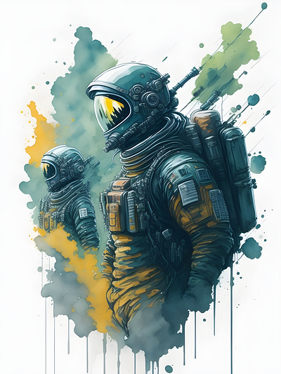 Space War Battlefield battlefield creative process graphic design illustration trooper war