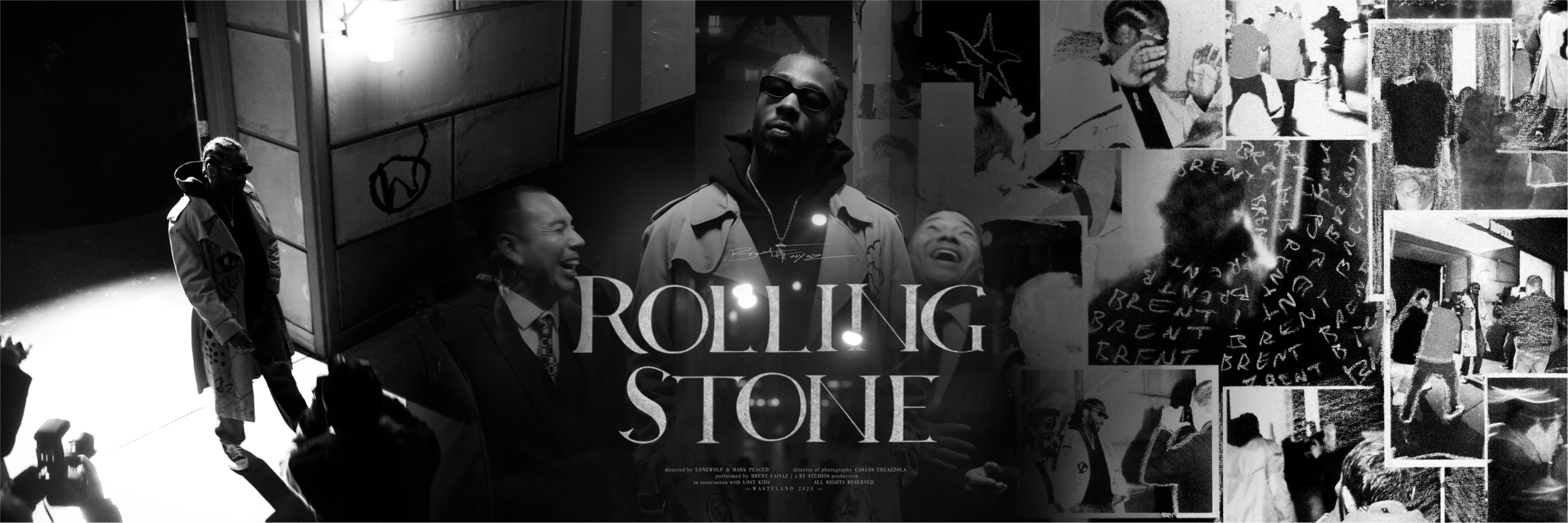 BRENT FAIYAZ - ROLLING STONE abstract abstract poster adobe animation brand design brand identity branding design graphic design illustration industry minimal minmal motion graphics music musicindustry poster posterdesign rolling stone ui