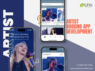 Artist Booking App Development app development artist booking app mobile app development on demand app